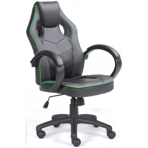 SILLA GAMER BORDE LÍNEA VERDE SAKKYO