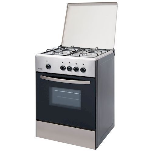 COCINA GAS 60*60CM 4F INOX KYMPO