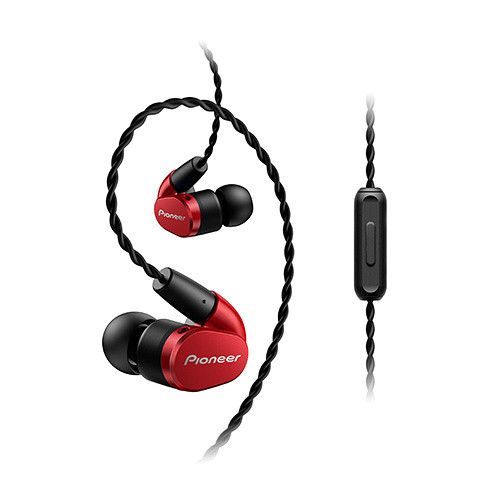 AURICULARES HI RES ROJO PIONEER 